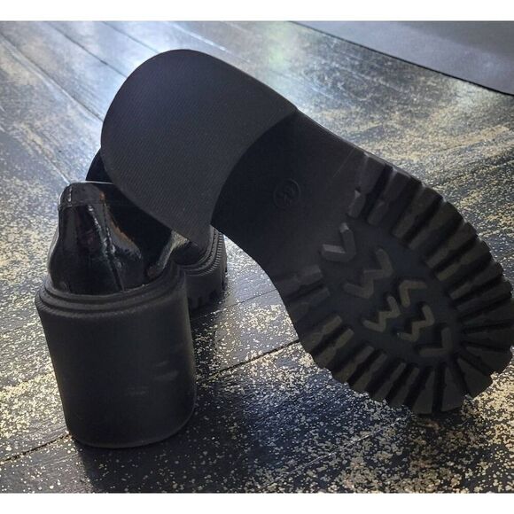 A New Day size 6.5 Chunky black loafer heels! - Picture 6 of 8